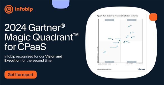 Infobip连续第二年获评Gartner通信平台领导者 图2
